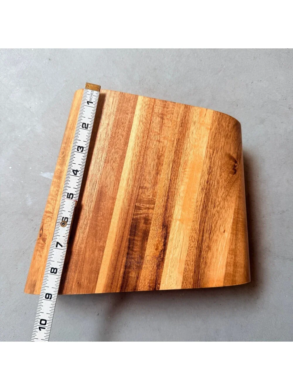 Wooden Knife Block Holder by Il Mulino New York Acacia Wood